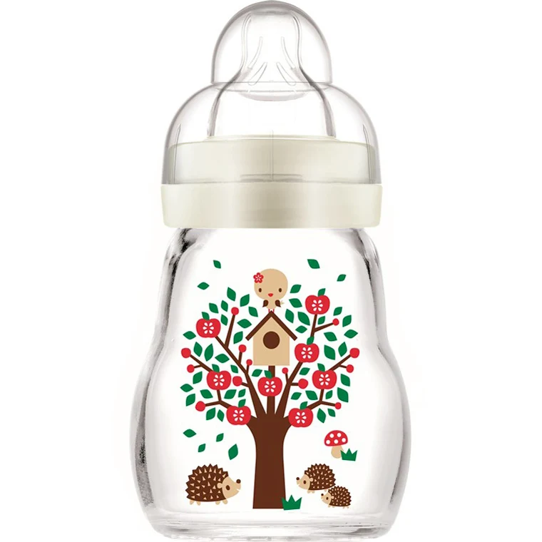 Biberon Mam Feel Good Vetro 0m+ 170 Ml Bianco