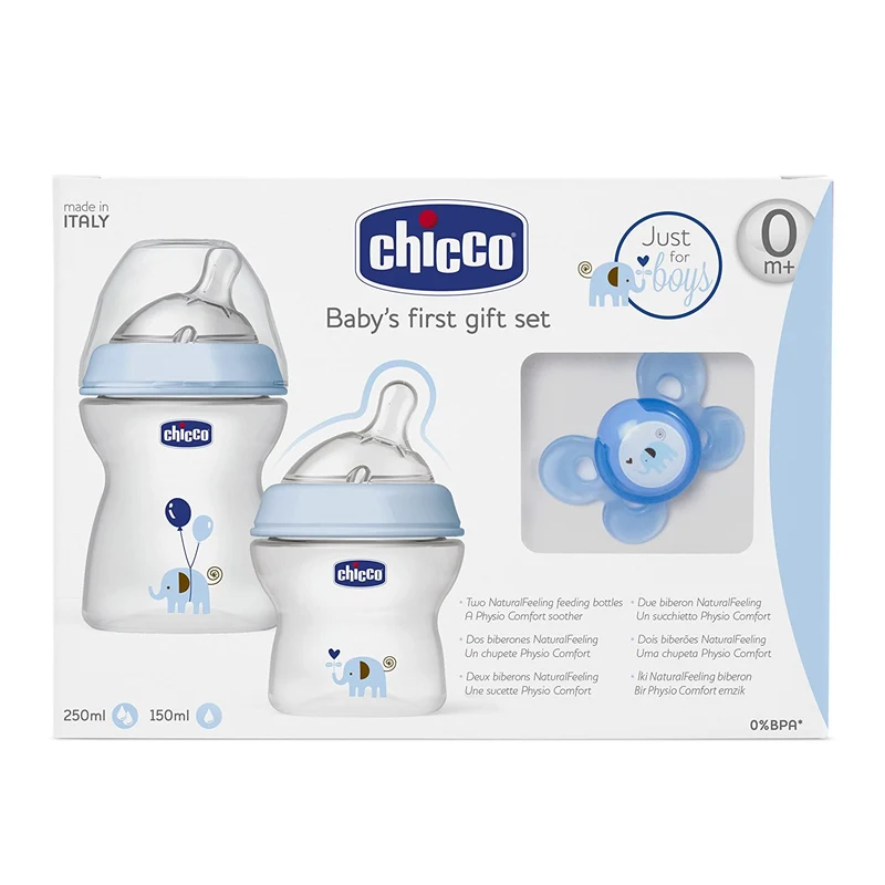 Set Regalo Chicco Naturalfeeling Azzurro