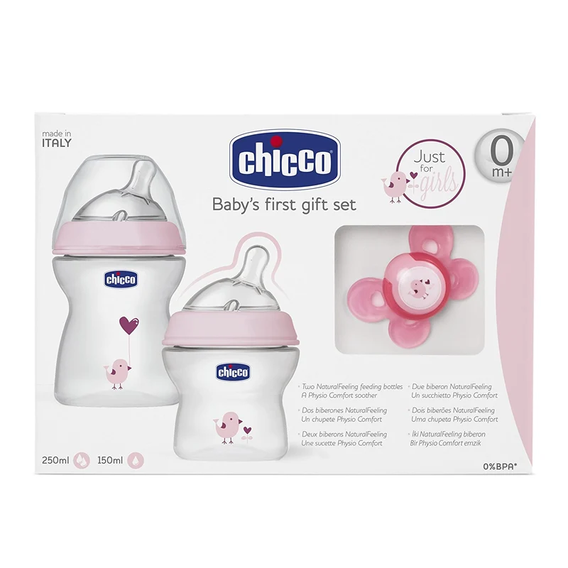 Set Regalo Chicco Naturalfeeling Rosa