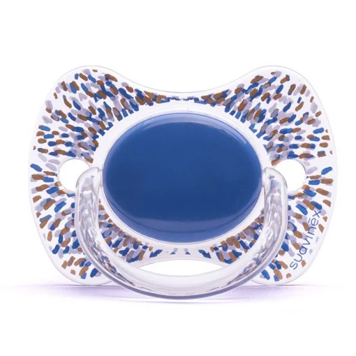 Succhietto Suavinex Fisiologico Silicone +4m Haute Couture Blu