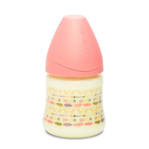 Biberon Suavinex 150ml Con Tettarella In Lattice Flusso Variabile 3p +0m Indio Girl