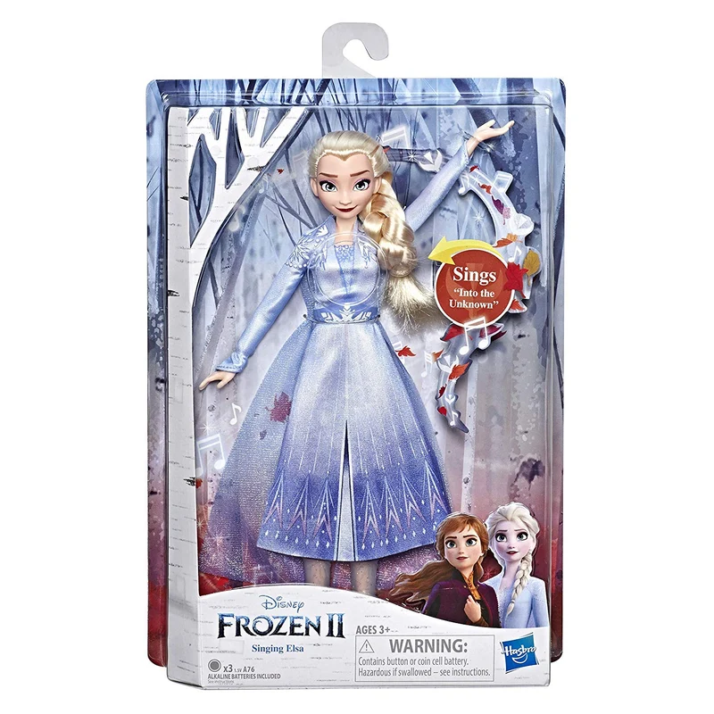 Disney Frozen 2 - Elsa Cantante, Bambola Elettronica Con Abito Azzurro