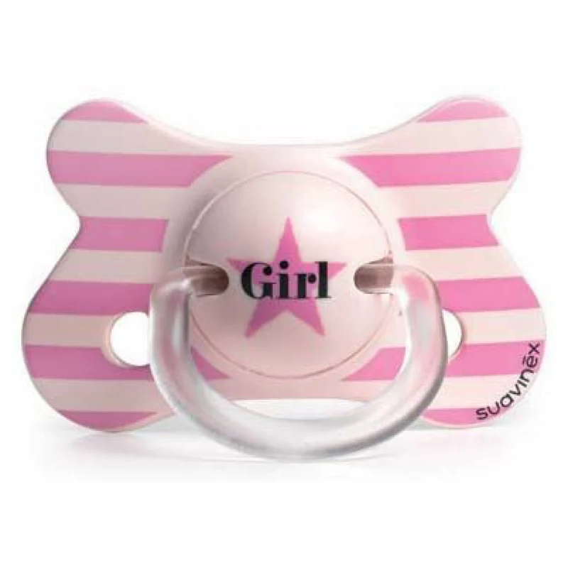 Succhietto Suavinex Anatomica Silicone Little Rock Star +4m Rosa