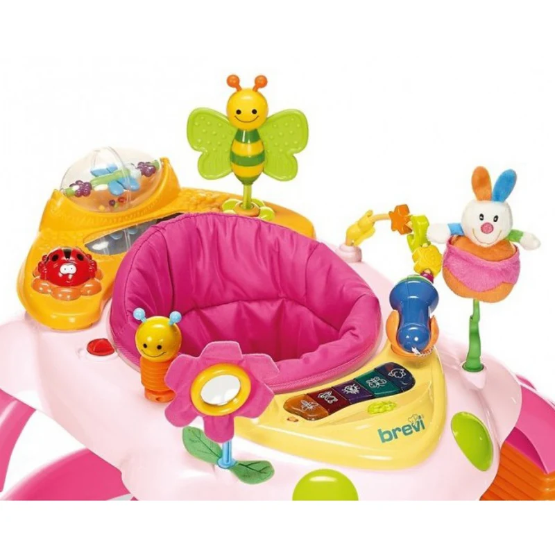 Set Giochi Per Girello Brevi Giocagiro 3 In 1 Rosa
