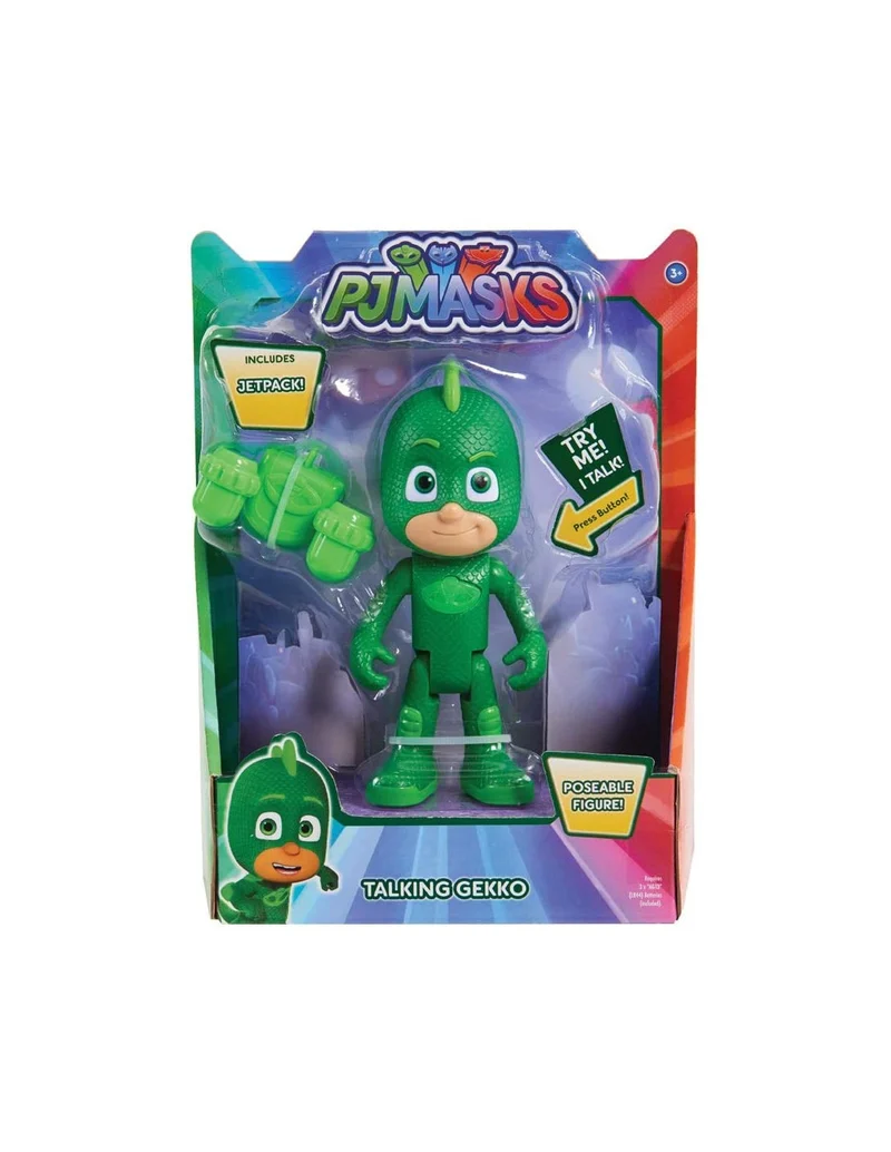 Pj Masks Personaggio Parlante Deluxe Gekko