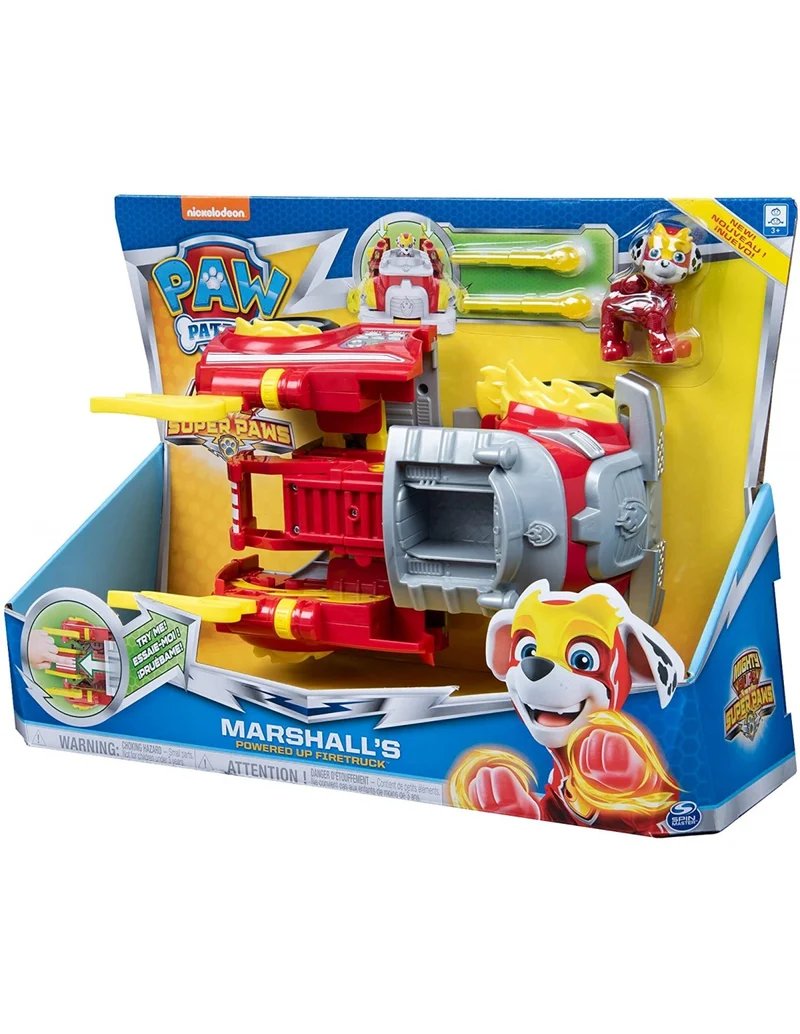 Paw Patrol Veicolo Trasformabile Fire Truck Marshall Powered Up