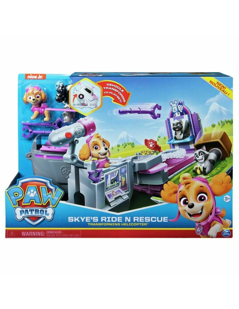 Paw Partol Skye Ride N Rescue Trasforming Helicopter