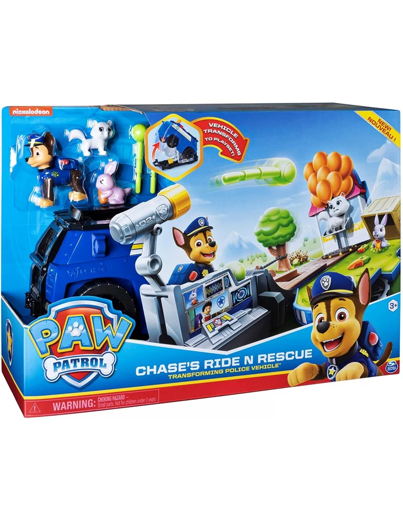 Paw Patrol Chase Ride N Rescue Transforming Police Vehicle