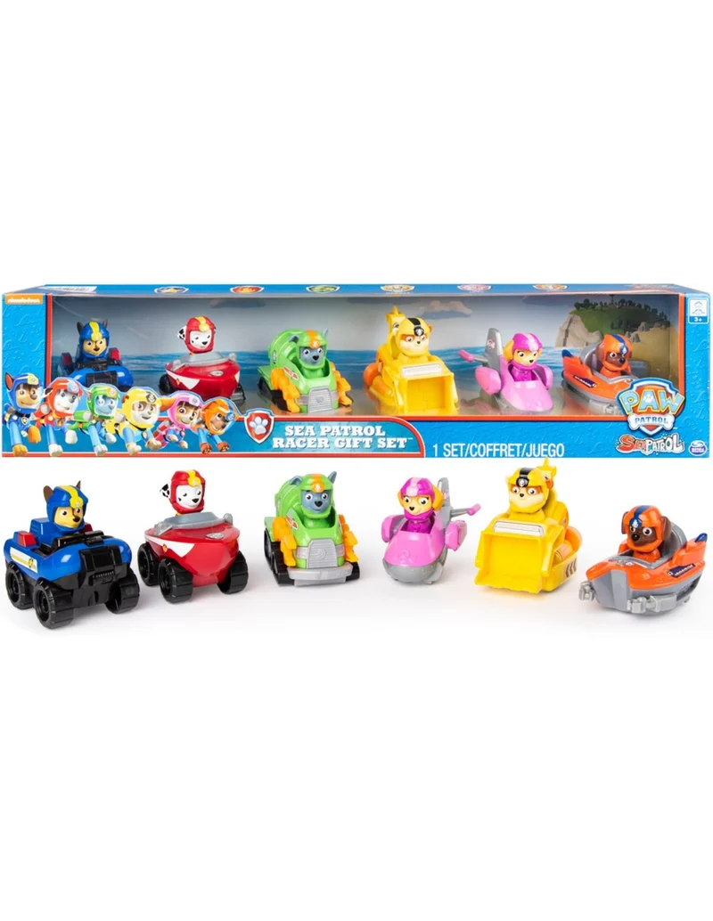 Paw Patrol Sea Patrol Confezione Con 6 Veicoli