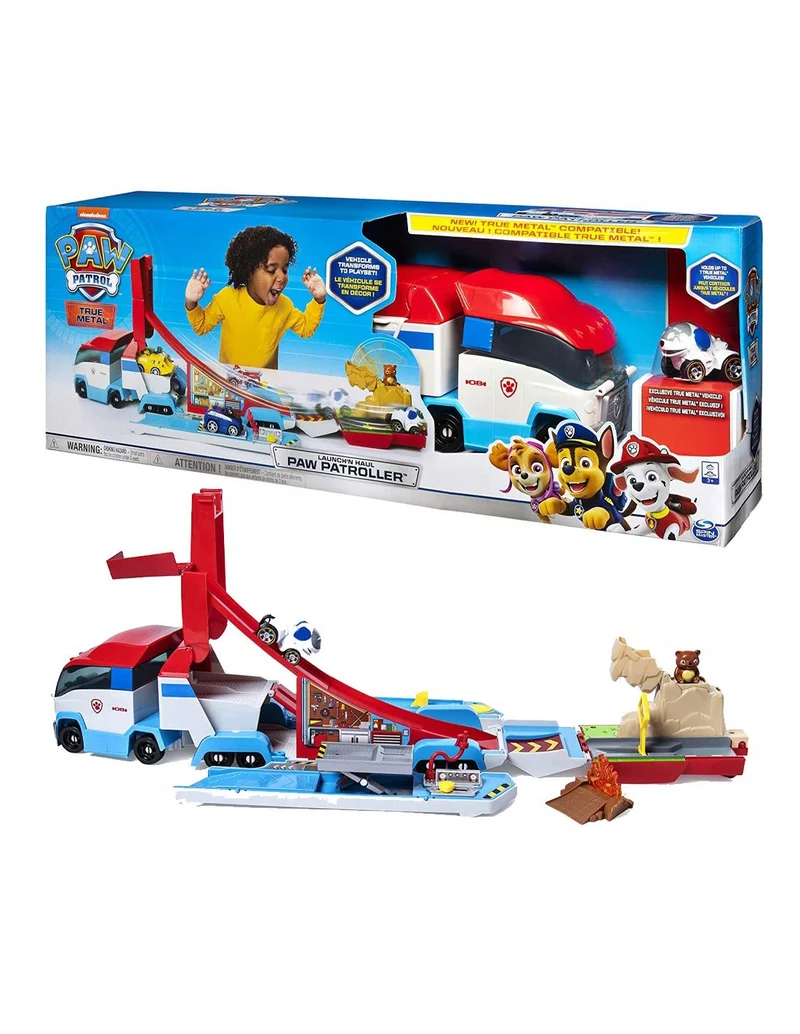 Paw Patrol Veicolo Lanciatore Paw Patroller 2 In 1