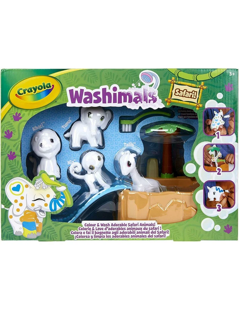 Washimals - Set Safari Colora E Lava