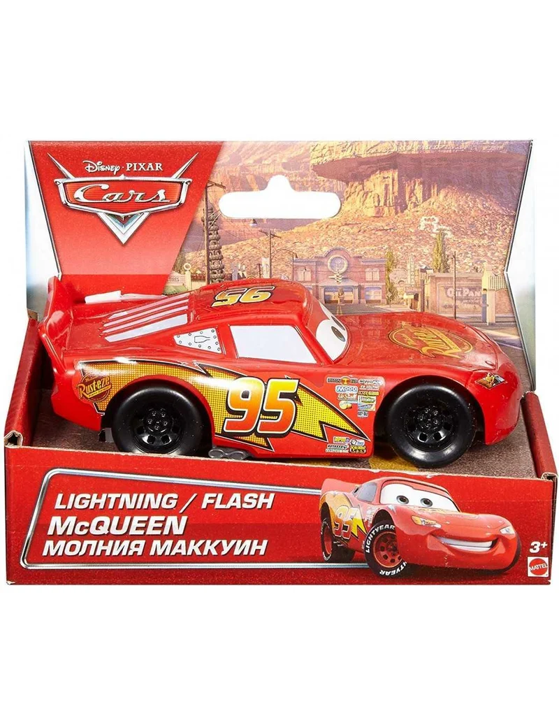 Disney Cars - Veicolo Schiaccia E Sfreccia Saetta Mcqueen