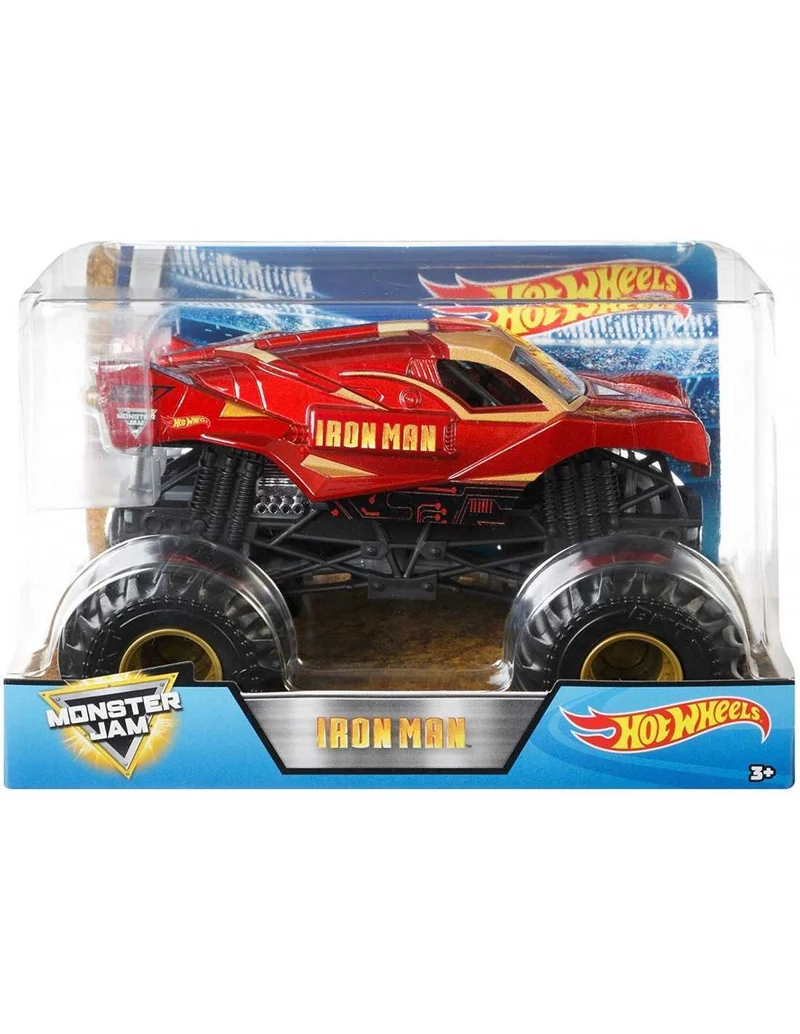 Hot Wheels - Veicolo Monster Jam Iron Man