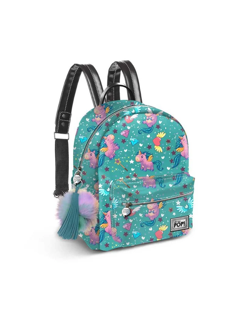 Oh My Pop - Zaino Unicorno Magic Turchese