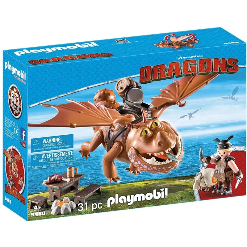 Gambedipesce E Muscolone Playmobil Dragons