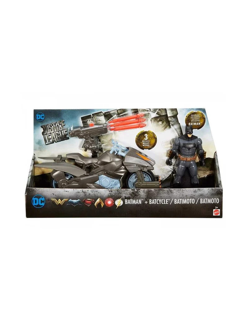 Justice League - Batman Con La Batmoto
