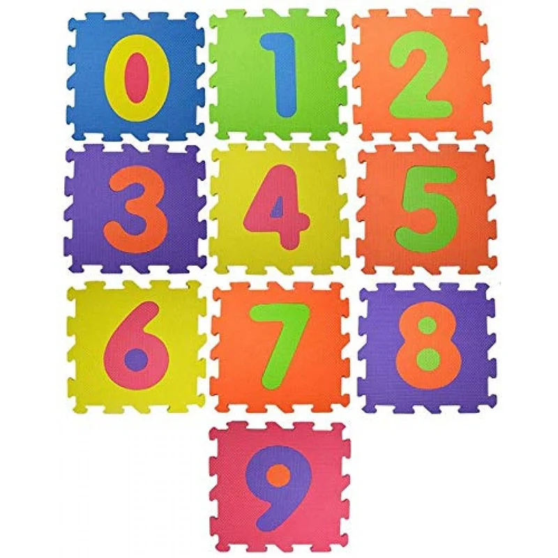 Tappeto Puzzle Play More Numeri 10 Pz