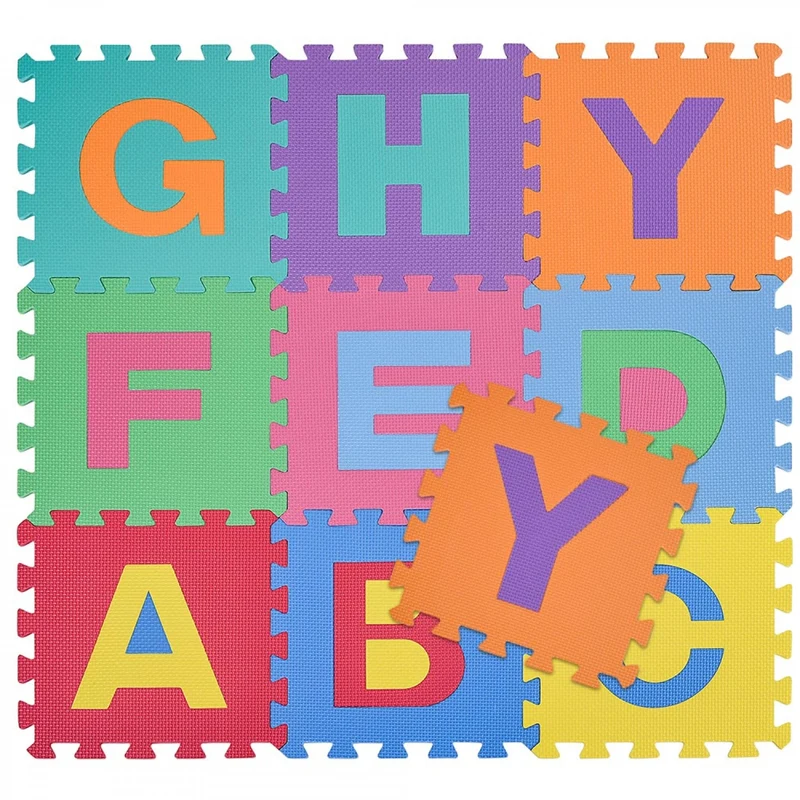 Tappeto Puzzle Play More Lettere 10 Pz