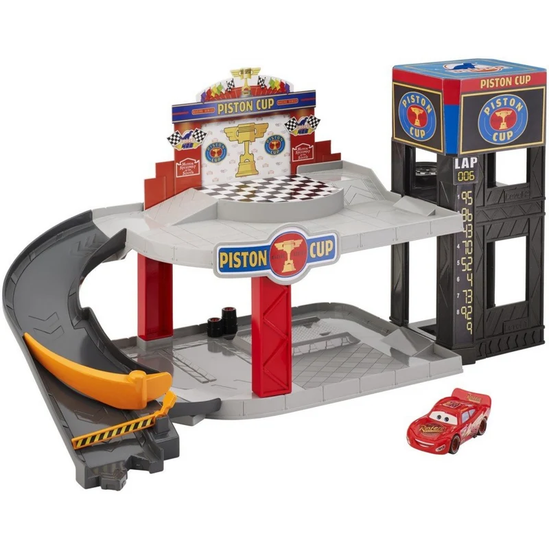 Pista Disney Cars Piston Cup Garage