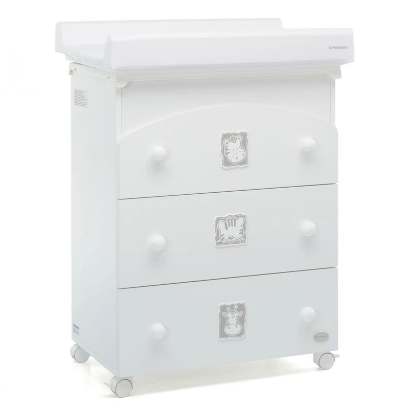Cassettiera Fasciatoio Foppapedretti Babyzoo Bianco