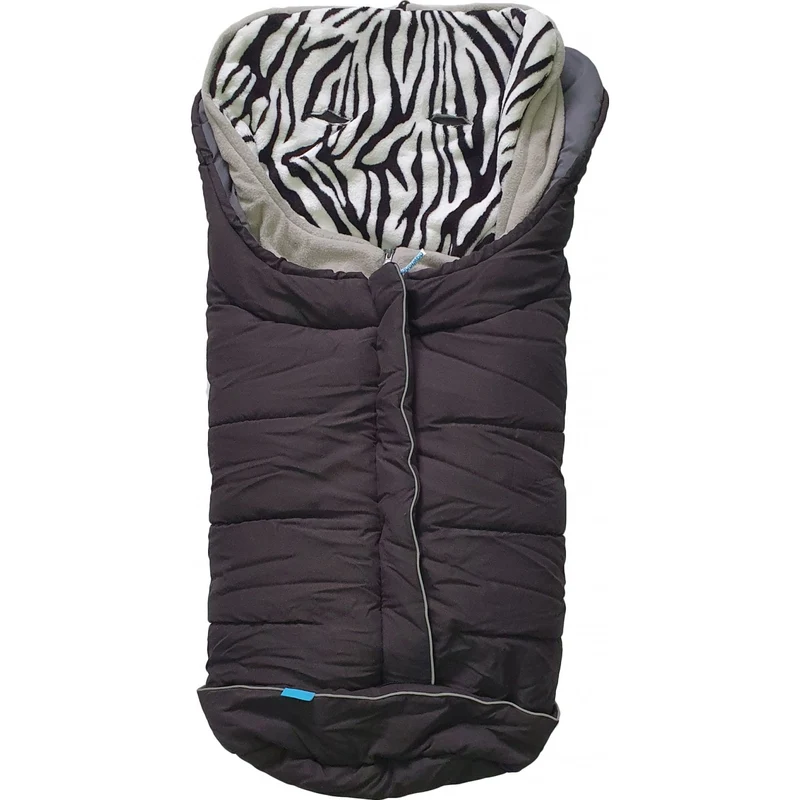 Sacco Per Passeggino Nuvita Caldobimbo 3 Stagioni Nero Grigio Zebra