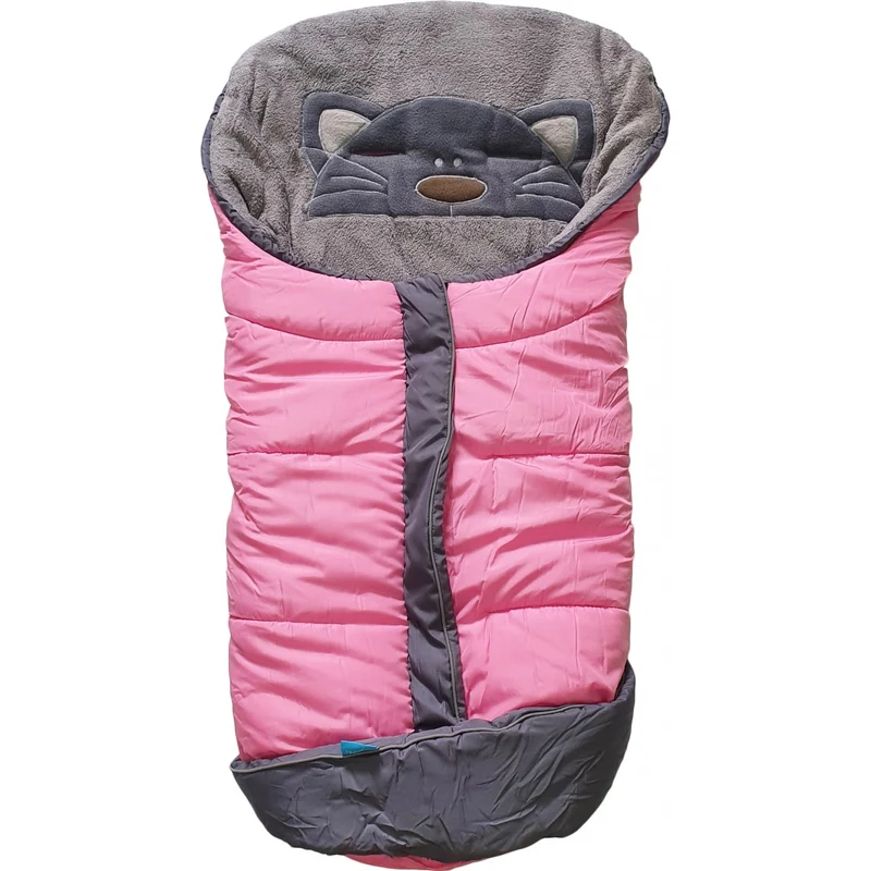 Sacco Per Passeggino Nuvita Junior Cuccioli Rosa Grigio Cat