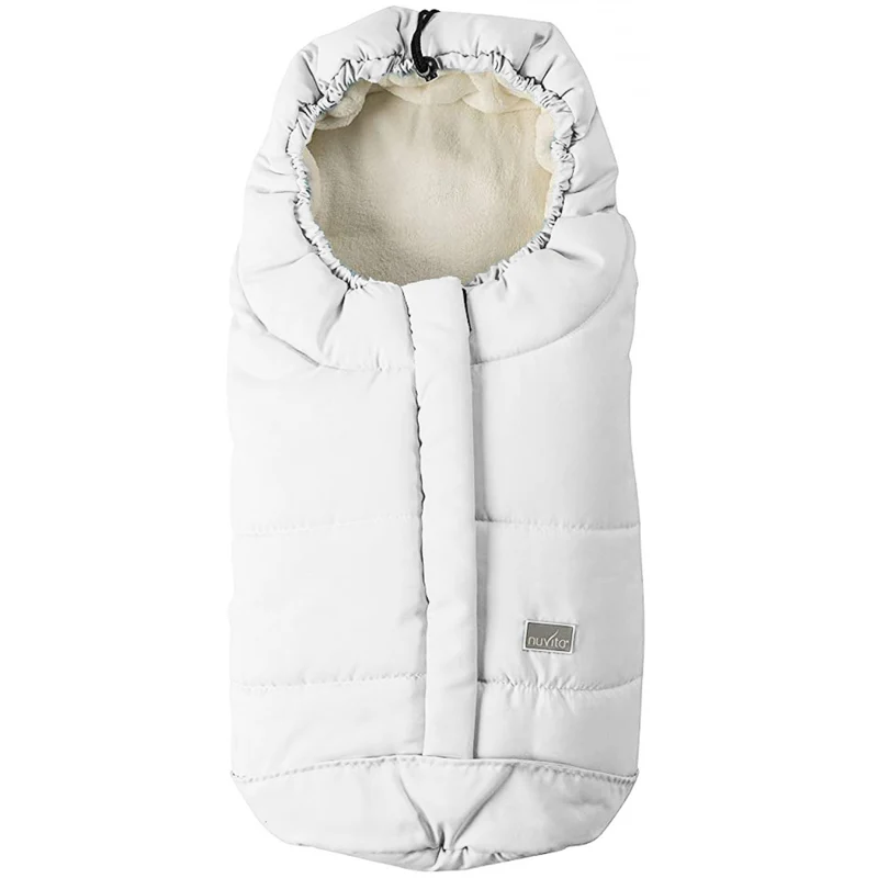 Sacco Per Seggiolino Auto Gr.0 E Carrozzina Nuvita Ovetto City White Beige