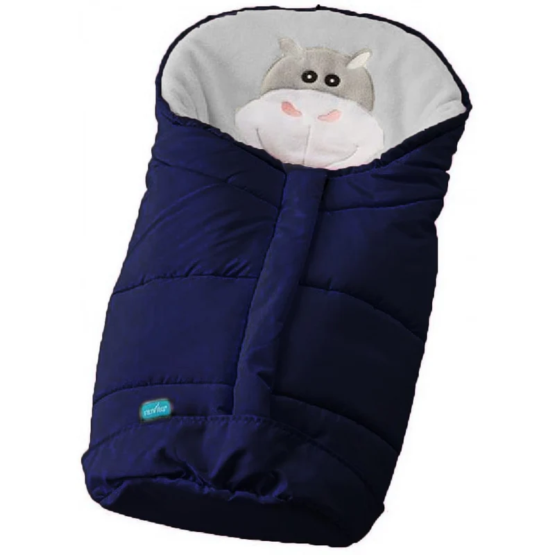 Sacco Per Seggiolino Auto Gr.0 E Carrozzina Nuvita Ovetto Cuccioli Hippo Jeans