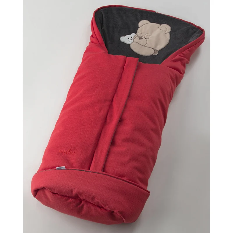 Sacco Nuvita Per Passeggino Caldobimbo Junior Glam Bear Red