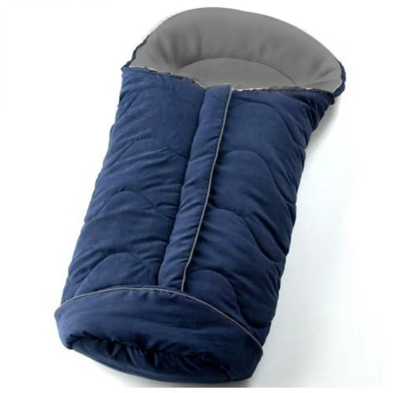 Sacco Nuvita Per Passeggino Caldobimbo Junior Base Blu Grigio Scuro