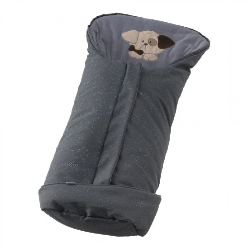 Sacco Nuvita Per Passeggino Caldobimbo Junior Glam Dog Gray Flower