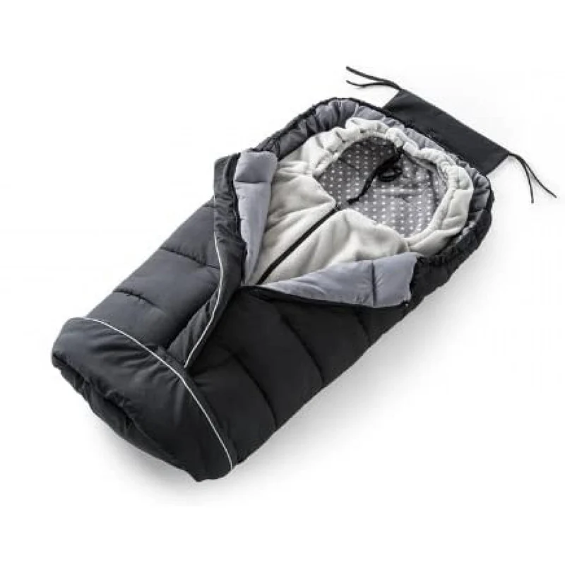 Sacco Per Passeggino Nuvita Caldobimbo 3 Stagioni Black Grey Pois