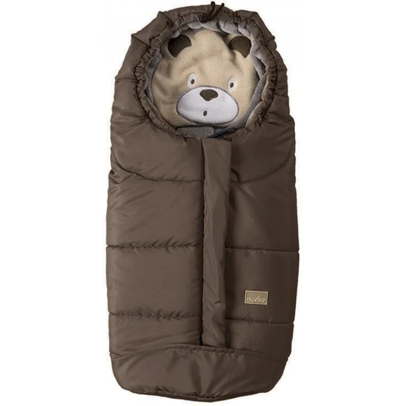 Sacco Per Seggiolino Auto Gr.0 E Carrozzina Nuvita Ovetto Cuccioli Brown Beige Bear
