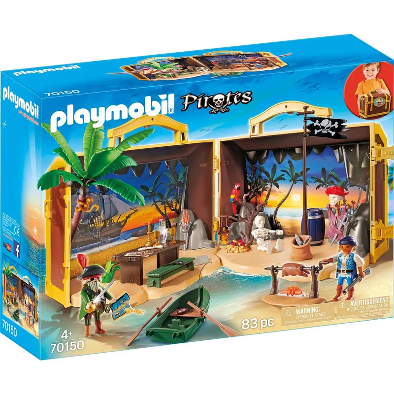 Isola Dei Pirati Portatile Playmobil Pirates