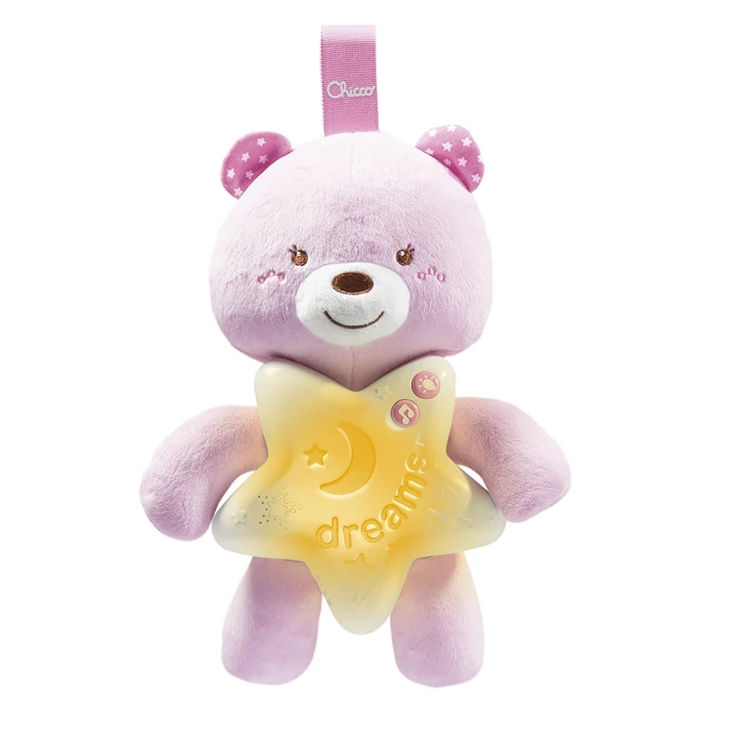 Peluche Chicco First Dreams Goodnight Bear Rosa