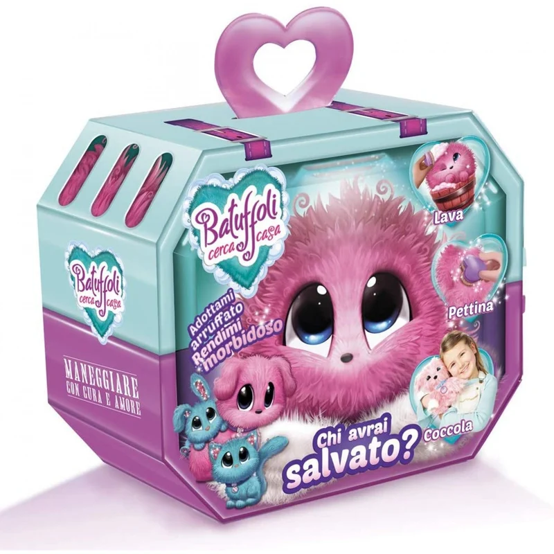 Peluche Rocco Giocattoli Batuffoli Cerca Casa A Sorpresa Rosa