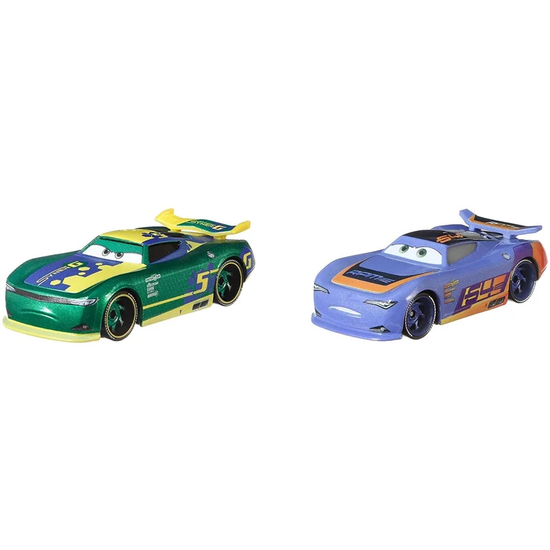 Macchinine Disney Cars Eric Braker & Barry Depedal 2 Pz
