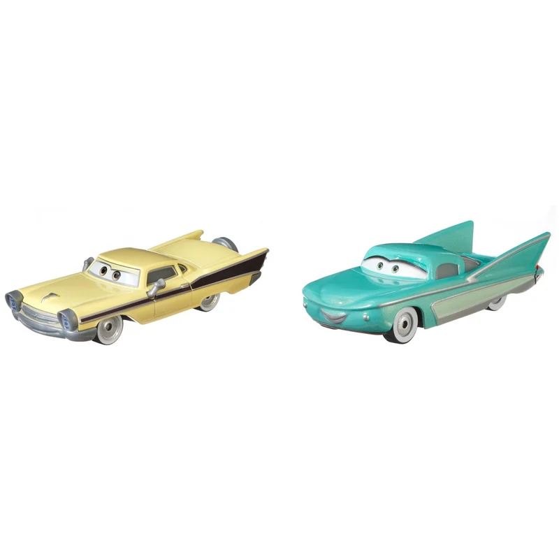 Macchinine Disney Cars Nicky B. & Flo 2 Pz