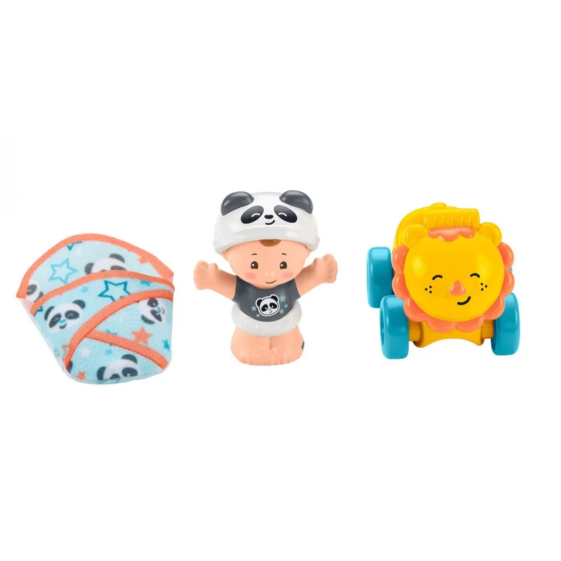 Personaggio Fisher Price Little People Giallo Bianco/Nero