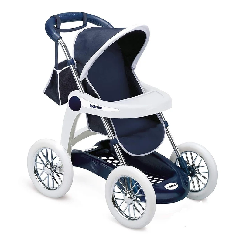 Passeggino Per Bambole Smoby Inglesina Pieghevole Blu