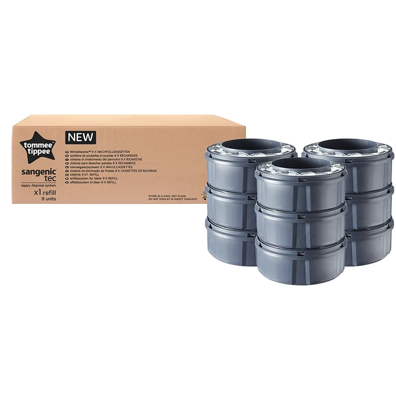 Ricarica Mega Per Sangenic Tec Tommee Tippee 9 Pz