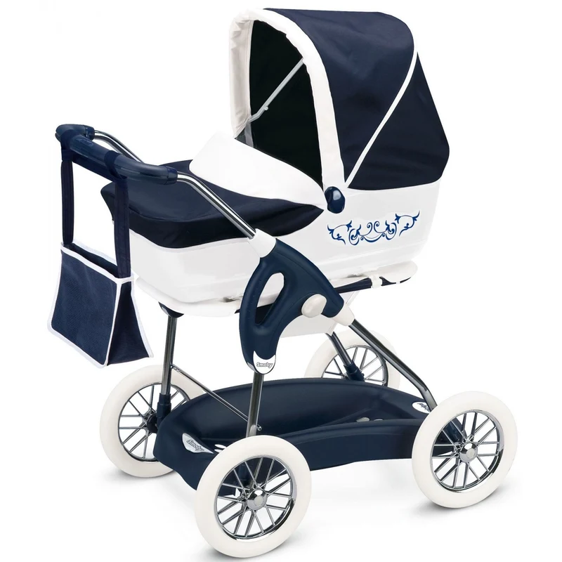 Carrozzina Per Bambole Smoby Piccolo Combi Inglesina Blu