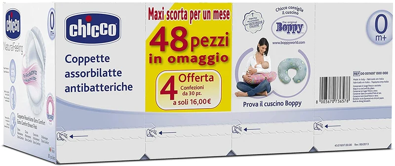 Coppette Assorbilatte Chicco 4 Confezioni