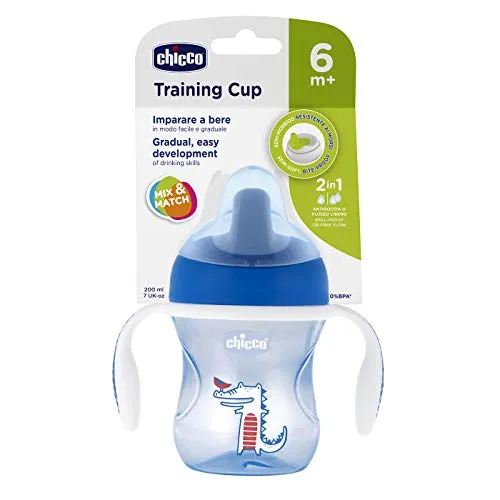 Chicco Tazza Training , 6m+ Blu/Verde Acqua