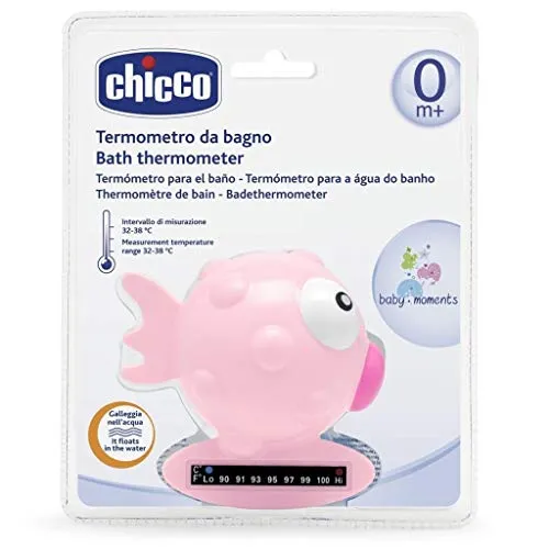 Chicco Termometro Da Bagno Pesce Palla Rosa