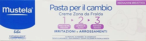 6 X Mustela Pasta Cambio 1-2-3 150 Ml