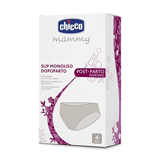 Chicco Post-Parto Nursing 00001137000400 Slip Monouso Dopoparto In Tessuto Non Tessuto, Beige