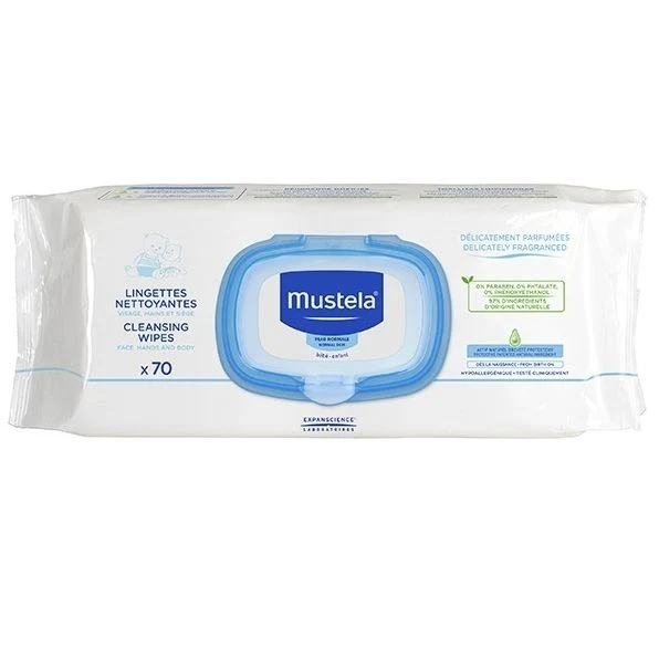 Mustela Salviettine Detergenti Da 70 Pz
