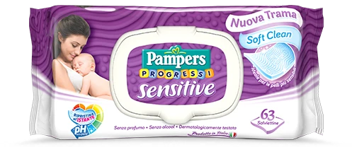 Salviette Pampers Sensitive 63 Pz