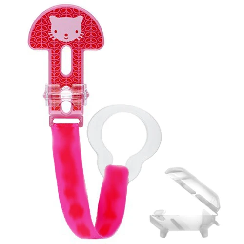 Portasucchietto Mam Clip & Cover Rosa Con Custodia